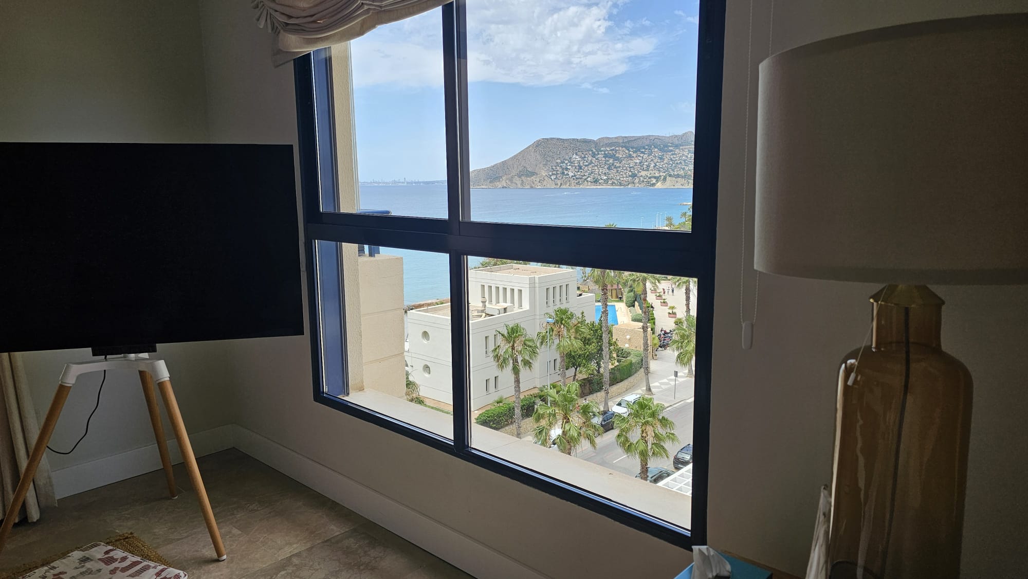 Appartement avec vue sur le rocher et la mer de 2 chambres à Calpe, Alicante
