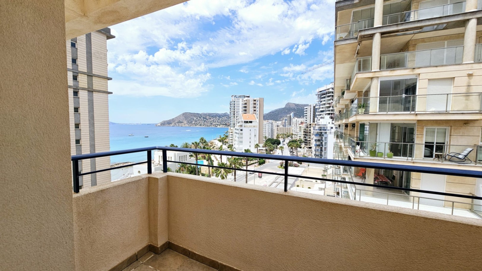 Appartement avec vue sur le rocher et la mer de 2 chambres à Calpe, Alicante